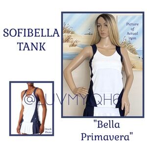 SOFIBELLA "Bella Primavera" Tennis Tank